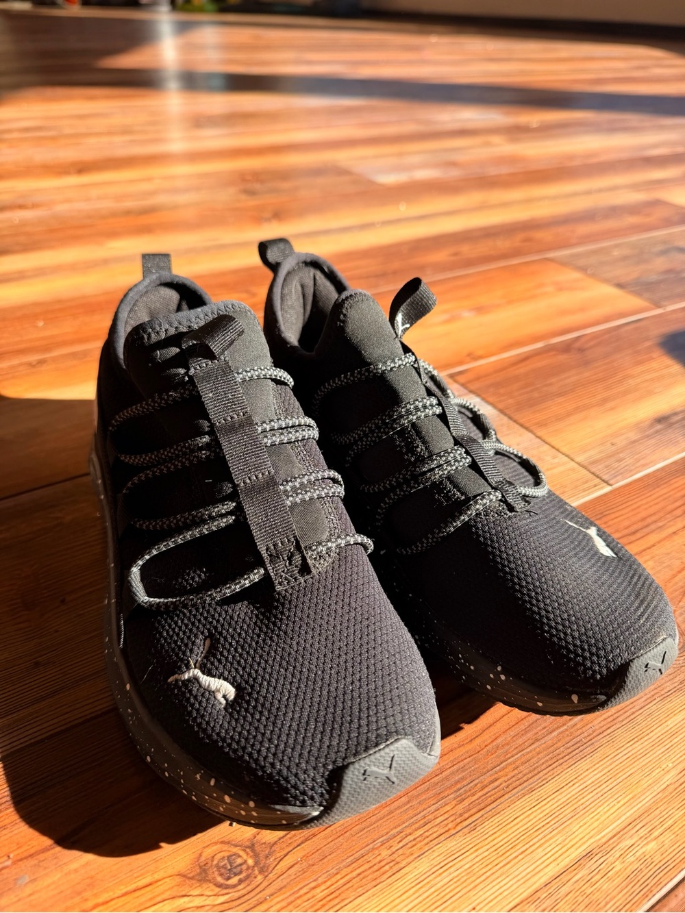 Puma Black Women's Athletic Lace-Up Sneakers